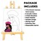 "Woman With Heart Sunglasses" DIY Canvas Art Kit, Adult Beginner, Acrylic Paint Size 11x14 inch